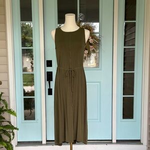 Army Green Midi Dress Size Small